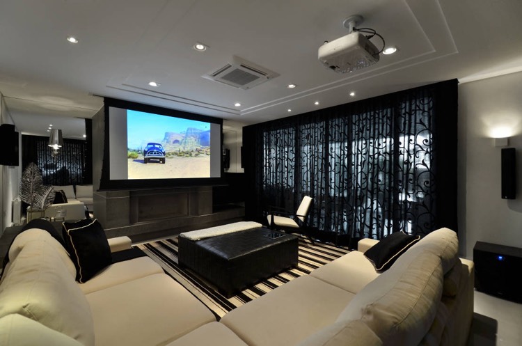 video projector for watching movie on wall